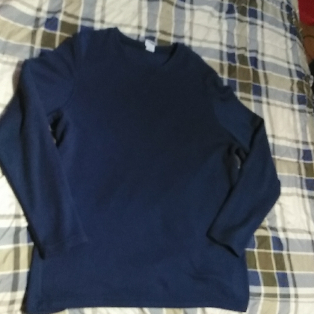 Men long sleeve fleece top